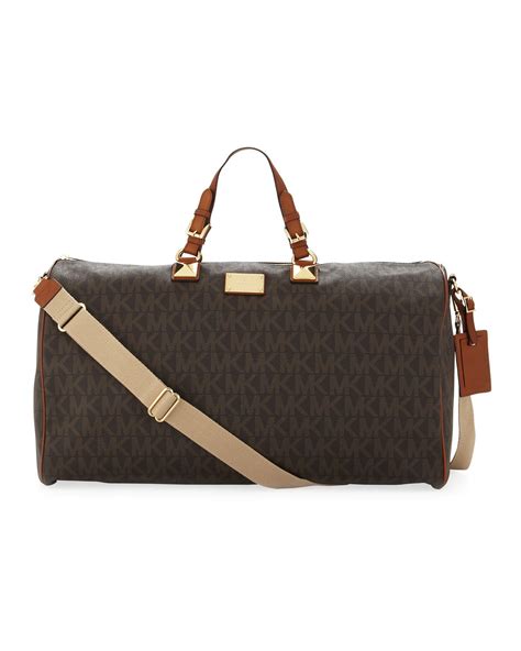 michael kors duffle satchel|michael kors luggage set sale.